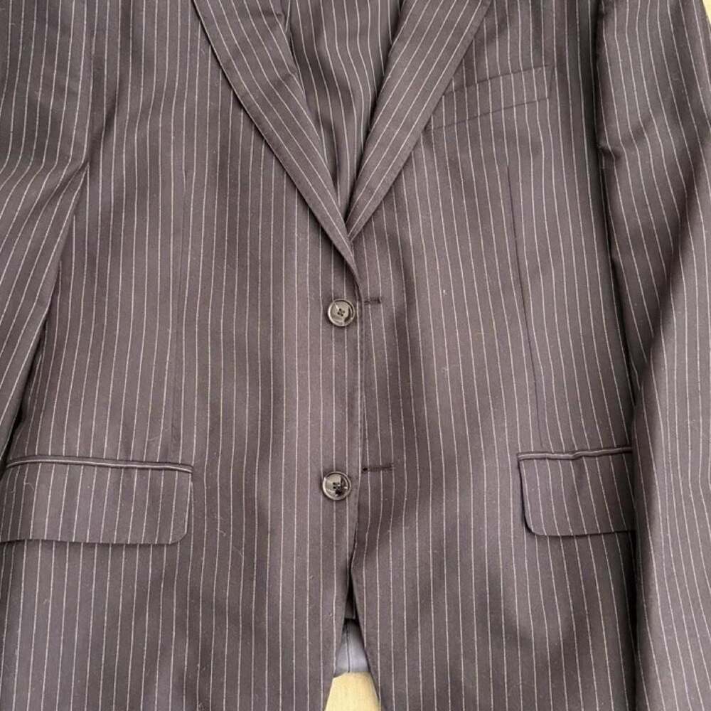 INJOY REDA Wool Pinstriped Suit 44R